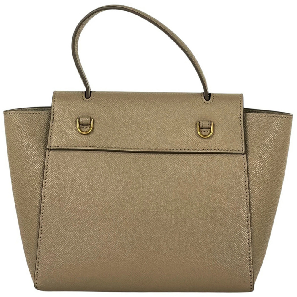 Celine Belt Bag Shoulder Handbag Leather Beige - Picture 3 of 7